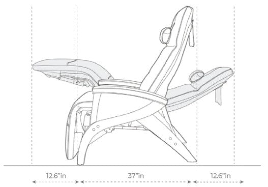 Svago Newton Zero Gravity Leather Recliner